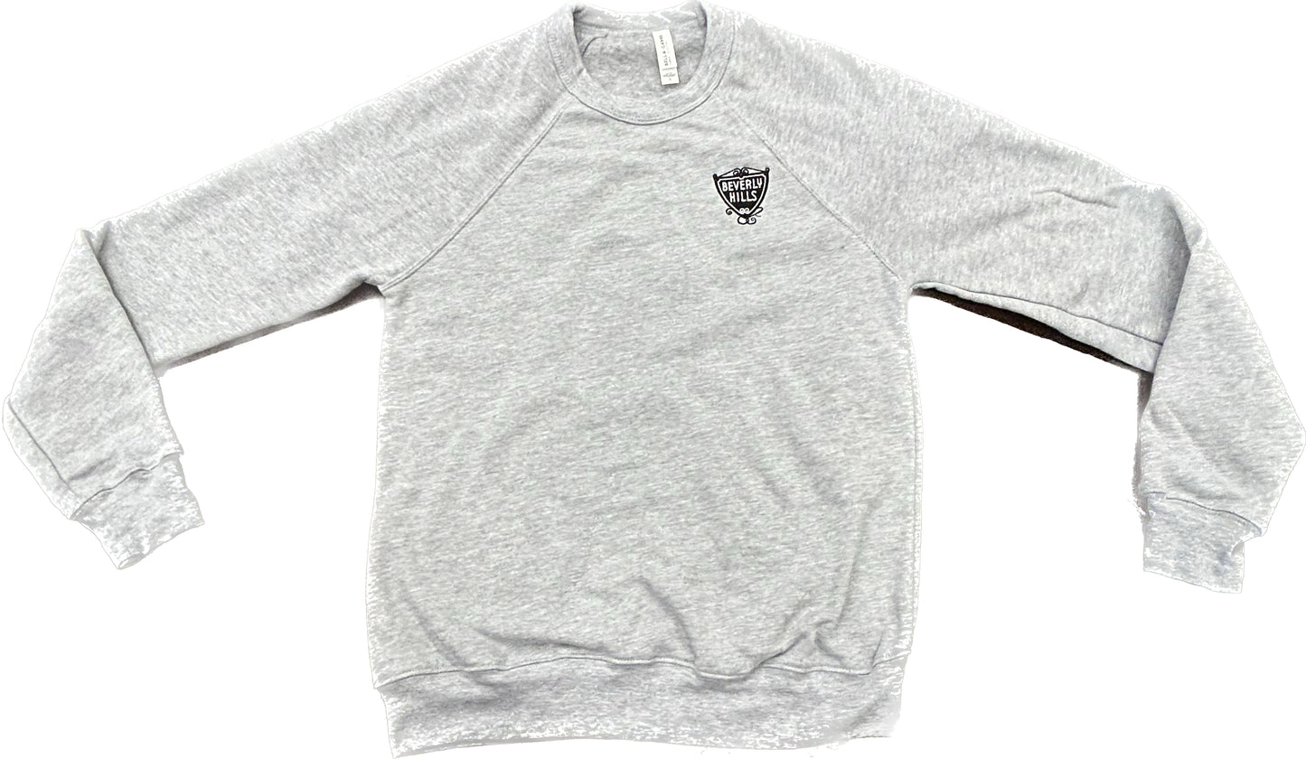 Unisex Embroidered Crew Neck Sweatshirt