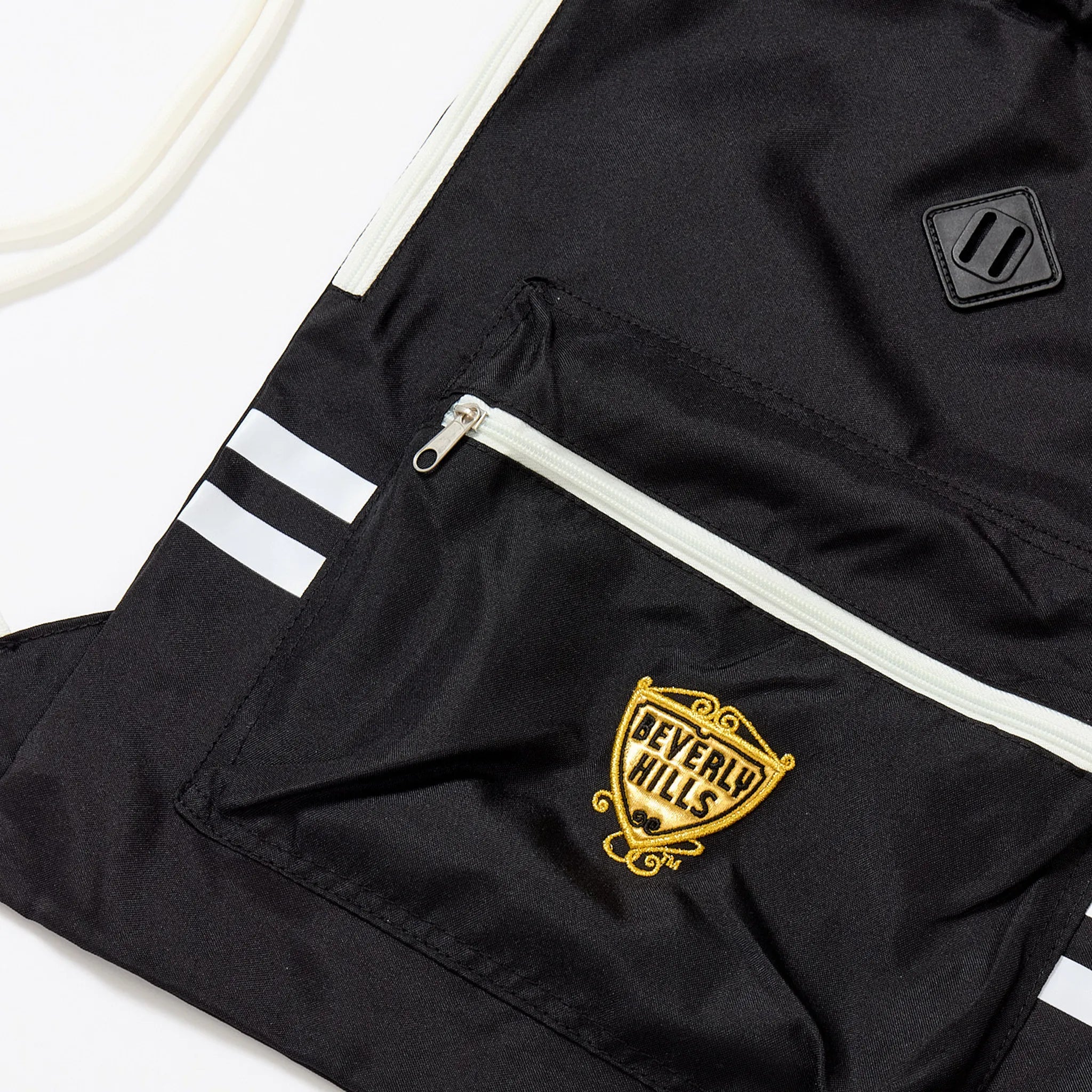 Beverly Hills Shield Drawstring Bag
