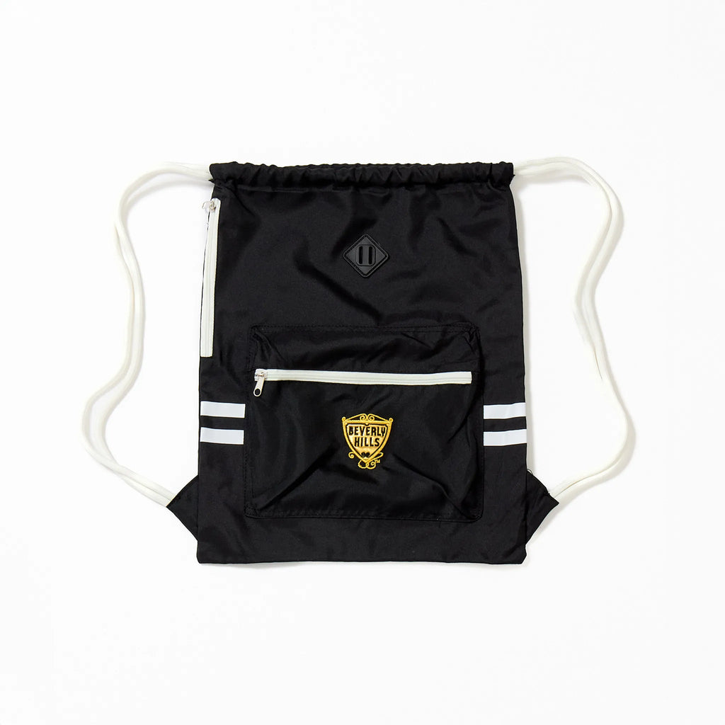 Beverly Hills Shield Drawstring Bag