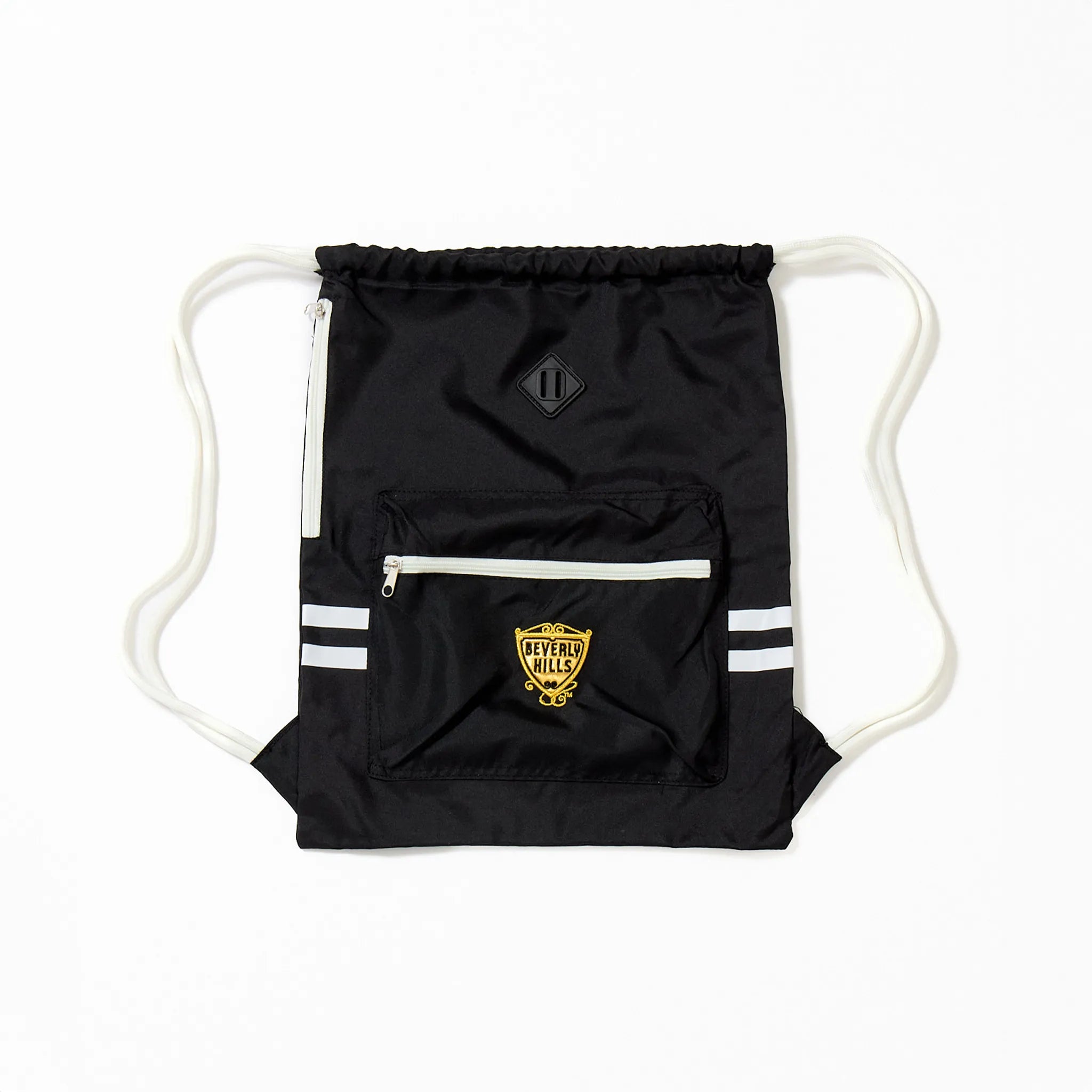 Beverly Hills Shield Drawstring Bag