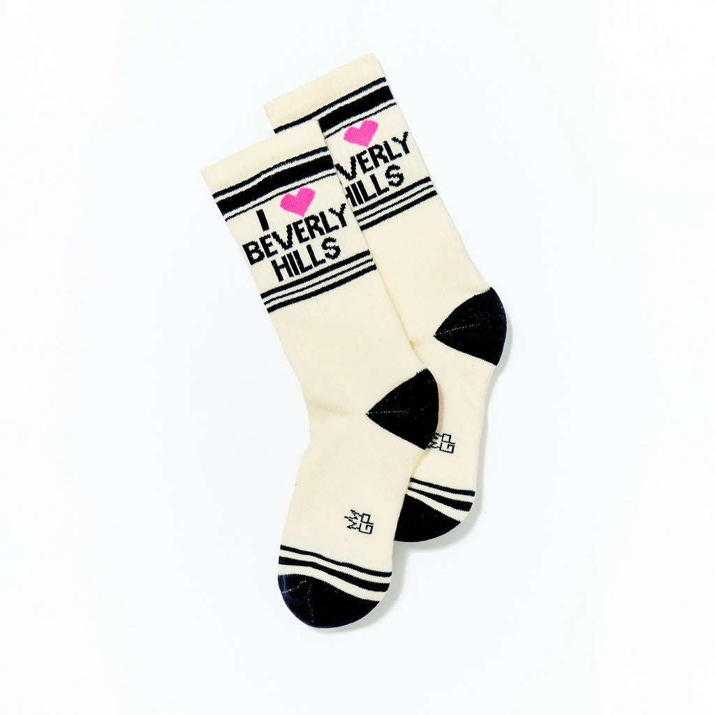 Beverly Hills Socks White