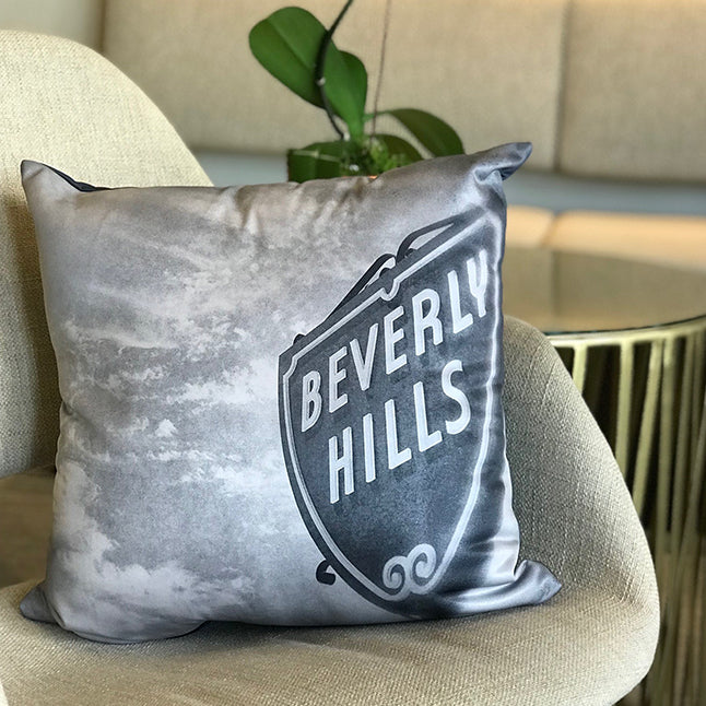 Beverly Hills Shield Pillow